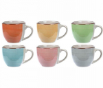 Excellent Houseware espresso kohvitasside komplekt, 90 ml, 6 tk