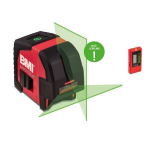 Ristlaser nivelliir BMI autoCross 4G, vastuv&otilde;tjaga