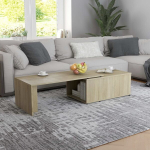 vidaXL kohvilaud, Sonoma tamm 150 x 50 x 35 cm puitlaastplaat