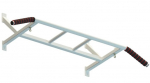 Seinale paigaldatav ristlatt Sanro LT-PRO, kuni 150kg, valge, Valge