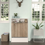 Muudetav kapp - laud Kalune Design 793, valge/pruun