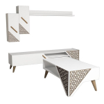 Elutoam&ouml;&ouml;bli komplekt Kalune Design 845(XXVI), valge