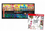 Stabilo Kredki Woody Arty 3w1 18 kol + temper&oacute;wka STABILO