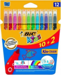 Viltpliiatsid Bic, 12 v&auml;rvi