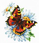Tikkimiskomplekt Magic Needle "Butterfly and Daisies" 42-11