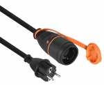 Pikendusjuhe Electraline 01743, 1 pistikupesa, 10 m
