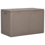 vidaXL aia hoiukast 180 l, pruun, PP