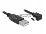 Delock - Kabel USB A(M)->Mini USB BM5P(M) kątowy 50cm