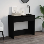 vidaXL konsoollaud, must, 89 x 41 x 76,5 cm