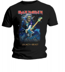 Meeste l&uuml;hikeste varrukatega T-s&auml;rk Iron Maiden"Eddie on Bass"