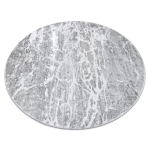 Vaip MEFE kaasaegne Ring 6182 Betoon - Struktuuriline, kahel tasemel fliis hall, ratas 160 cm