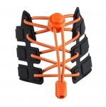 Elastsed &uuml;mmargused kinnituste ja otstega kingapaelad 3 mm 100 cm, v&auml;rv neoonoranž