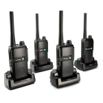 Raadiosaatjate komplekt 4 tk kohvris, Albrecht Tectalk Worker 3, PMR446