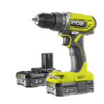 RYOBI R18DD2-220S Cordless Drill One+ 2x 18V 2Ah