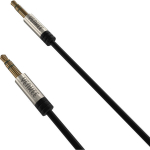 YENKEE YCA 201 BSR, Audio AUX, 2x3.5mm stereo (male to male), 1m