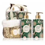 K&auml;tehoolduskomplekt Vivian Gray Golden Christmas vedel k&auml;teseep 250, ml + k&auml;te- ja ihupiim, 250 ml