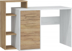 Kirjutuslaud Rio L, pruun/valge