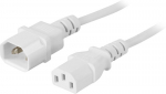 Deltaco, IEC C13/IEC C14, 2 m