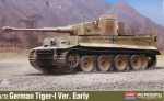Liimitav mudel Academy 13422 German Tiger-I Early Version 1/72