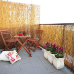 Rull bambusaed IN GARDEN, 1x3m, naturaalne bambus D14/16mm, &uuml;hendustraat l&auml;bi bambuse