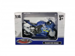 Metallist mudel mootorratas Suzuki GSR-R1000 MSZ, 1:18