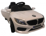 &Uuml;hekohaline laste elektriauto BMW, valge