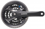 V&auml;ndad SHIMANO Crankset 8-Speed Black FC-M361 42/32/22T 175mm