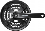Pedaalikomplekt SHIMANO FC-TY501 Ruut 6/7/8-kordne, Must, 175 mm - &Uuml;hildatav