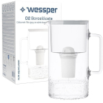 Borosilikaatklaasist kruus "Wessper AquaClassic D2", mahutavus 3,3 l, hall