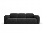 Kolmekohaline diivan Windsor & Co Lola, 235x95x72 cm, must