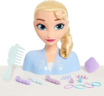 Nukupea juuste kammimiseks ja tarvikud Frozen Head Elsa