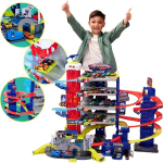 Parkimismaja erinevate s&otilde;idukitega Super Chase Center