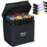 Kahepoolsed markerid-viltpliiatsid, 48 tk