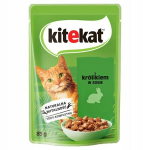 Kitekat t&auml;iskasvanud kassidele k&uuml;&uuml;likulihaga, 28x85 g