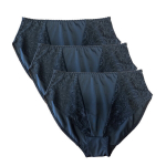 Naiste aluspesu Bisoks 71175 must, 3 tk