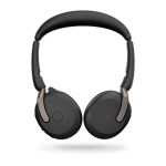 Mikro-k&otilde;rvaklapid - JABRA - Evolve2 65 - Juhtmevabad - USB-C - H&auml;&auml;lt summutav respiratsioon