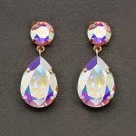 Swarovski kristallidega kaunistatud k&otilde;rvar&otilde;ngad DiamondSky Crystal Drop IV Aurore Boreale