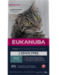Eukanuba Grain Free t&auml;iskasvanud kassidele l&otilde;hega, 10 kg
