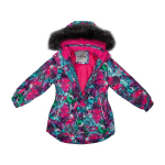 Huppa T&uuml;drukute talvekomplekt RENELY 4, fuchsia pattern/ fuchsia