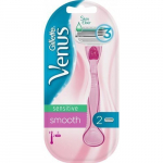 Raseerija VENUS Smooth Sensitive Pink, 2 pead