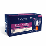 Ampull juuste v&auml;ljalangemise vastu Phyto Paris Phytocyane Progressive naistele 12 x 5 ml