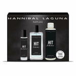 Kosmeetikakomplekt Hannibal Laguna Hit Homme EDT meestele: Tualettvesi 100 ml + tualettvesi 30 ml + du&scaron;igeel 200 ml