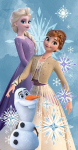 Disney r&auml;tik lastele Frozen Olaf, 70x140 cm