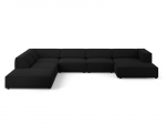 Pehme nurgadiivan Cosmopolitan Design Arendal, must