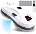 Nutikas aknapesurobot LIVMAN RZ1-11 suure energiaga &uuml;hesuunalise ultraheli veepihustustehnoloogiaga akende ja muude siledate pindade puhastamiseks