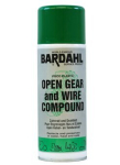 Aerosoolm&auml;&auml;re Bardahl Open Gear and Wire (must) 0,4 l (72204)