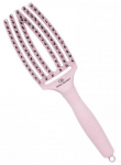 Olivia Garden Fingerbrush Roosa Pastel, keskmise suurusega metssea karvadega hari