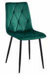 4 tooli Leobert Libra, roheline/must komplekt