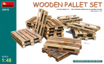 Liimitav mudel MiniArt 49016 Wooden Pallet Set 1/48