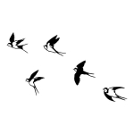 Riputatav dekoratsioon Ebabil, 5 tk